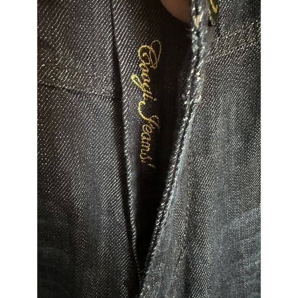 Coogi Authentic Denim Blu Jeans Mens Size 42 x 35 Embroidered Pocket - Picture 7 of 16